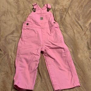 Carhartt Pink Overalls 18m